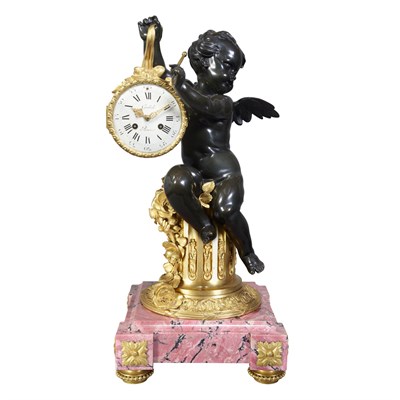 Lot 507 - Louis XVI Style Gilt and Patinated-Bronze and...