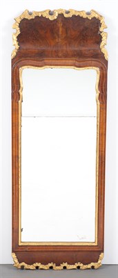 Lot 203 - Continental Figured Walnut and Parcel Gilt...