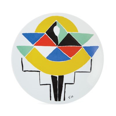Lot 42 - Sonia Delaunay (1885-1979) CARNAVAL Painted...