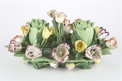 Lot 354 - English Pottery Tulip Standish Mid 19th...
