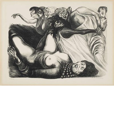 Lot 119 - Jose Clemente Orozco RECLINING FIGURE (H. 28)...