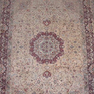 Lot 598 - Silk and Wool Sino Tabriz Carpet China,...