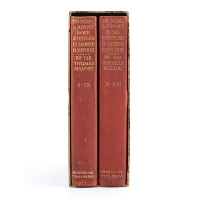 Lot 247 - [SHAKESPEARE HEAD PRESS] MALORY, THOMAS, SIR....