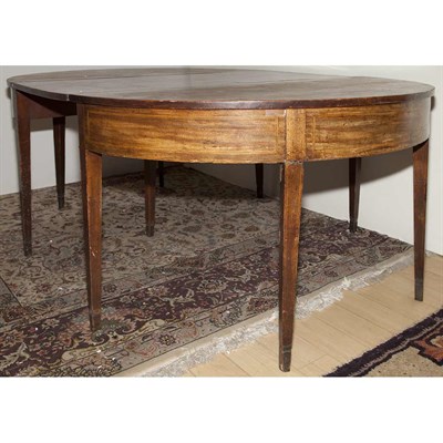 Lot 250 - Georgian Style Inlaid Mahogany Dining Table...