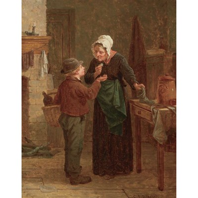 Lot 1 - Charles F. Blauvelt American, 1824-1900...