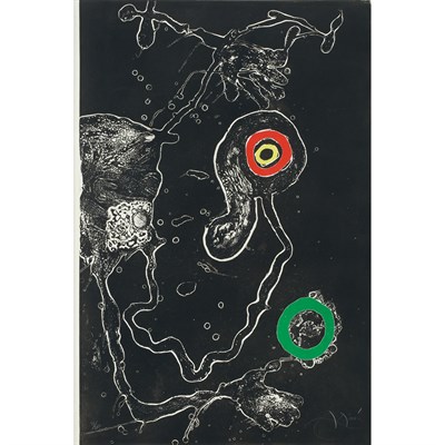 Lot 95 - Joan Miró BARCELONA (D. 598) Color etching,...