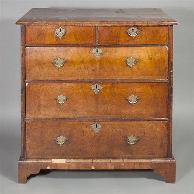 Lot 513 - George I Walnut Chest of Drawers Height 38...