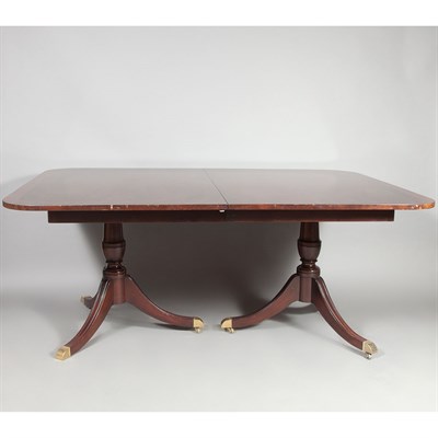 Lot 368 - George III Style Mahogany Double-Pedestal...