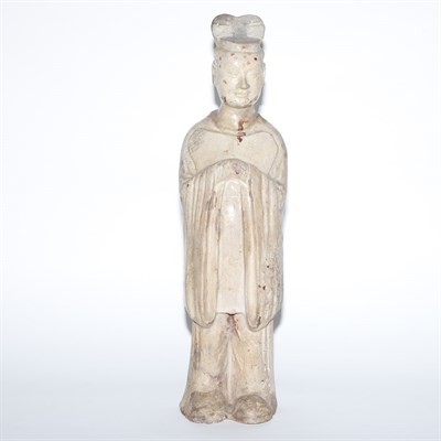 Lot 258 - Chinese Pottery Figure of an Official Height...