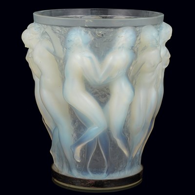 Lot 412 - R. Lalique Molded Opalescent Glass Bacchantes...