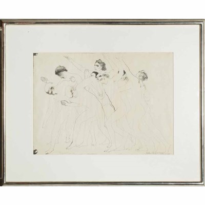 Lot 123 - Arthur B. Davies [THE BATHERS] Lithograph,...