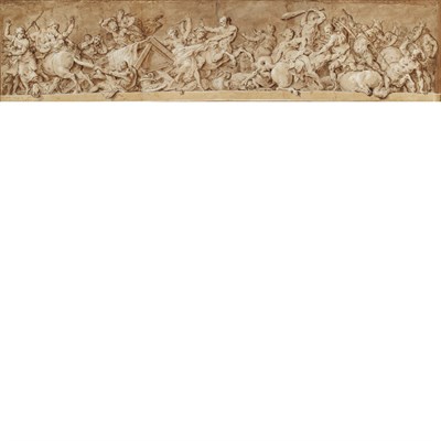 Lot 47 - Italian School 18th Century Battle of Lapiths...