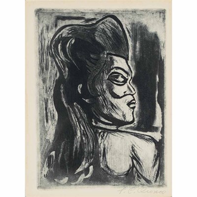 Lot 120 - Jose Clemente Orozco WOMAN IN PROFILE (H. 36)...