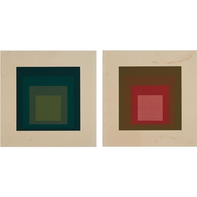 Lot 139 - Josef Albers I-S LXXIa; I-S LXXIb (D. 205;...