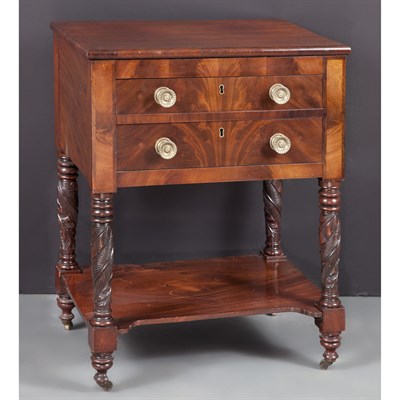 Lot 202 - Classical Mahogany Side Table Mid 19th century...