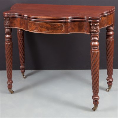 Lot 236 - Two Similar Classical Brass Inlaid Mahogany...