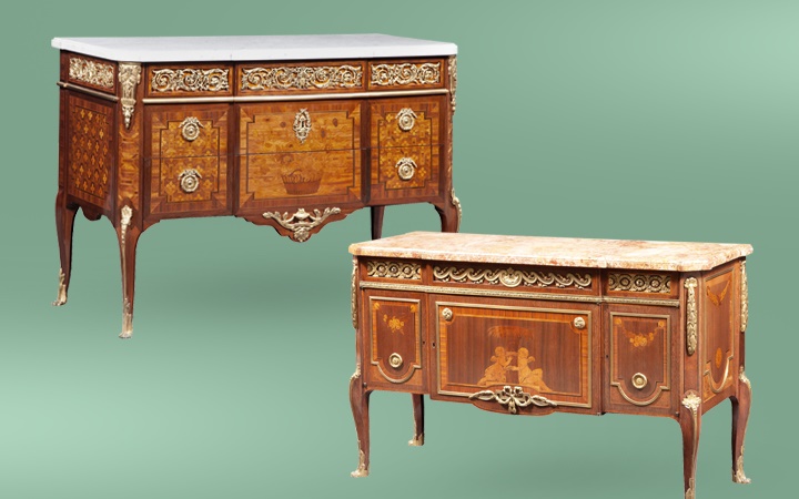 Two Commodes | Two Centuries